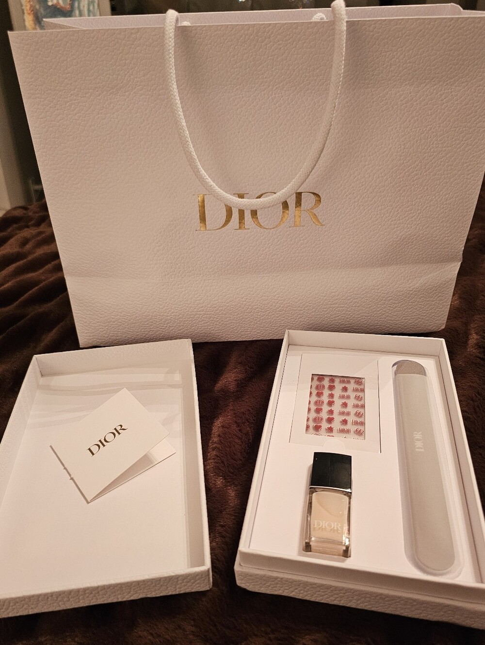 Dior Nail Care Gift Set with Nude Nail Polish
